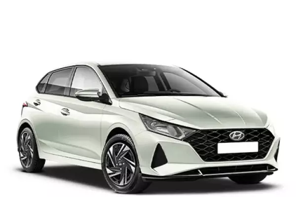 Hyundai i20 for rent in Iceland