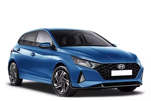 Hyundai i20 for rent in Iceland